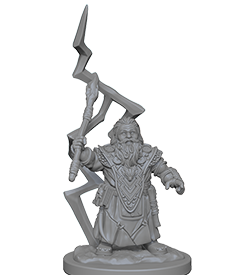Miniaturas WizKids: Dwarf Male Sorcerer A - Deposito de Gnomos