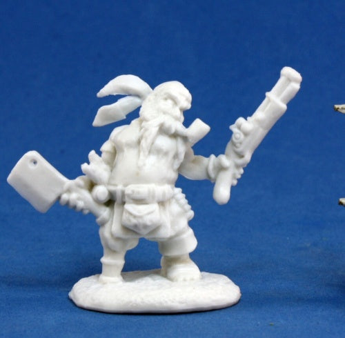 Miniaturas Reapermini: Gruff Grimecleaver, Dwarf - Deposito de Gnomos