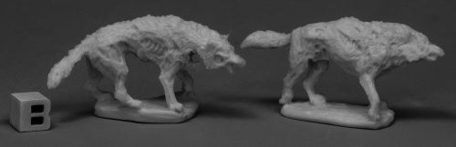 Miniaturas Reapermini: Dread Wolves (2) - Deposito de Gnomos