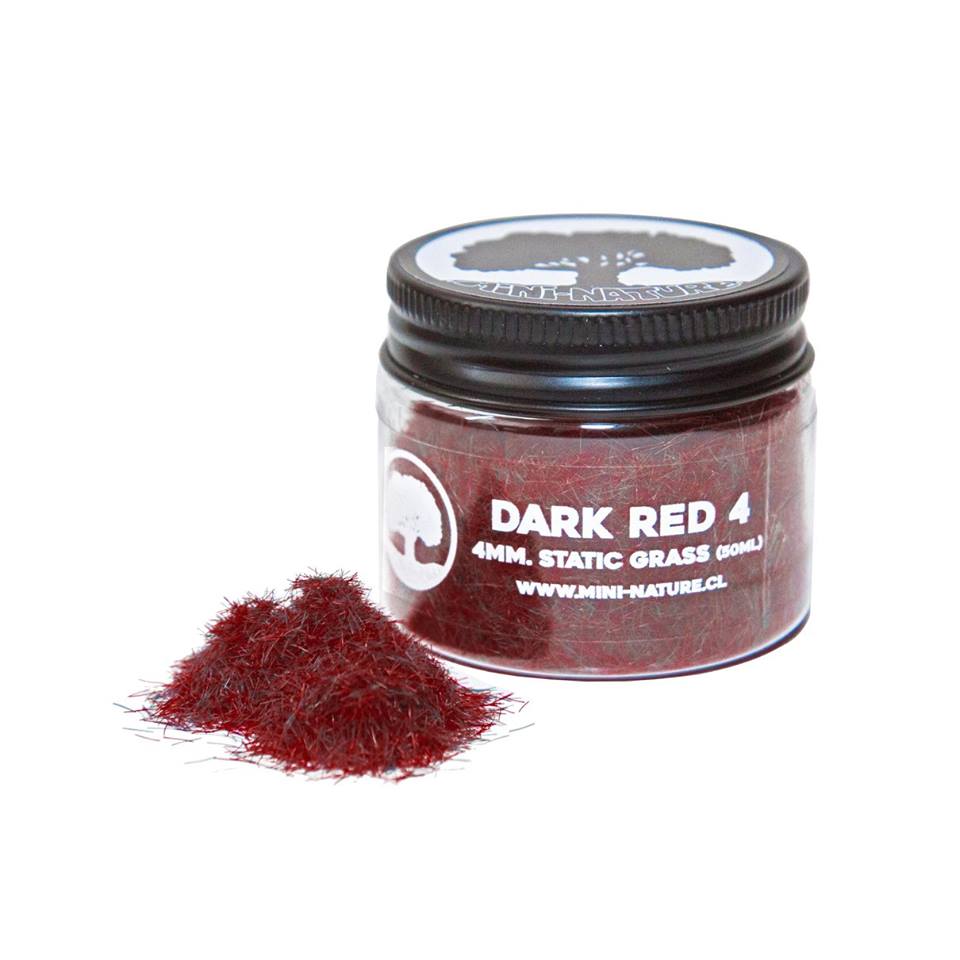 Static Grass Mini-Nature: Dark Red 4 - Deposito de Gnomos