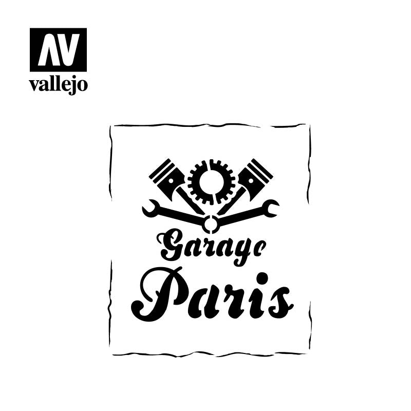 Rótulo de Garaje Vintage