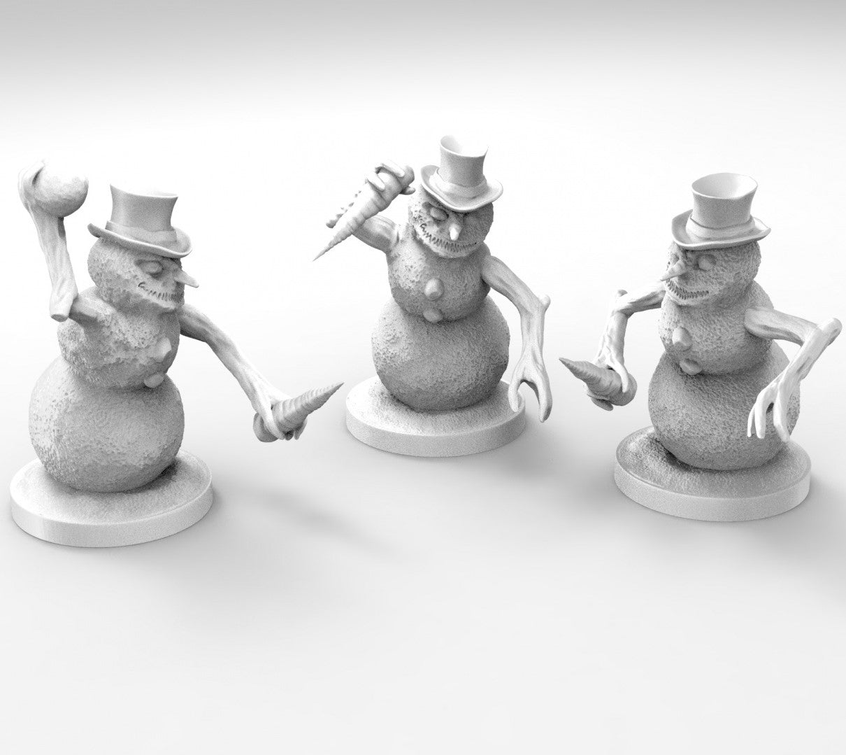 Impresión 3D Deposito de Gnomos: Evil Snowman (3) - Deposito de Gnomos